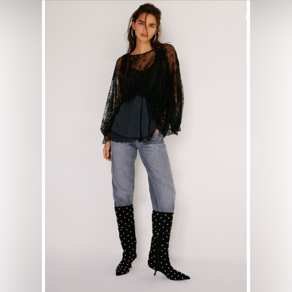 ✨Jeffrey Campbell Studded Knee-High Boots Size 6✨ - Picture 8 of 8